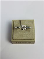 Anillo Leo Pizzo Mujer SOLITARI in Oro blanco Diamante 0.71 Ct K3055E70 - K3055E70